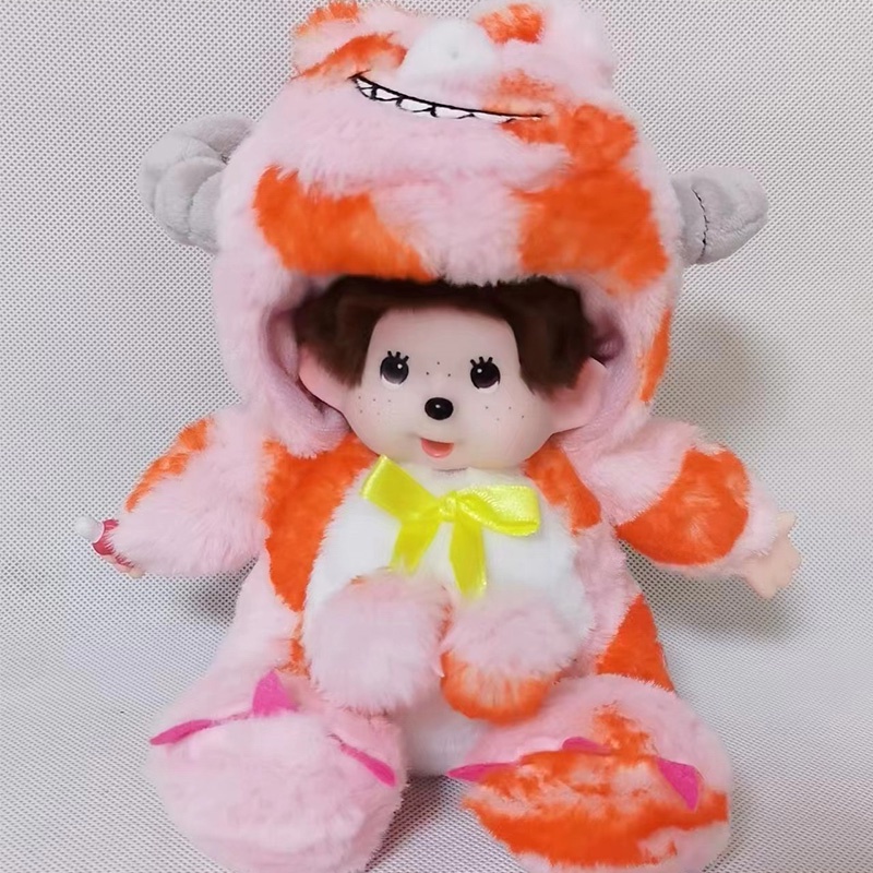 Ready stock 20 cm Kawaii Monchhichi Boneka Plush Lucu Monchhichi Mainan Hewan Gaya Kiki Boneka Hadiah