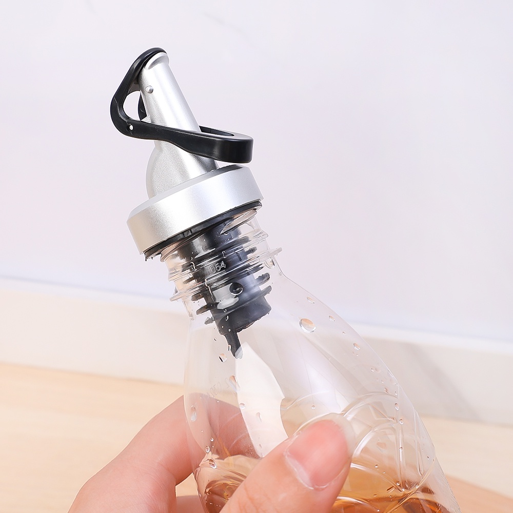 Dapur Anti Bocor Otomatis Clamshell Oil Nozzle/Seal Silicone Wine Dispenser/Rumah Tangga Kreatif Kecap Cuka Bumbu Botol Stopper Tutup