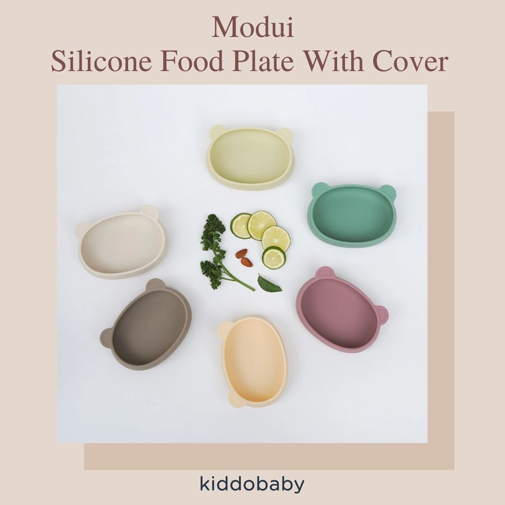 Modui Silicone Food Plate With Cover