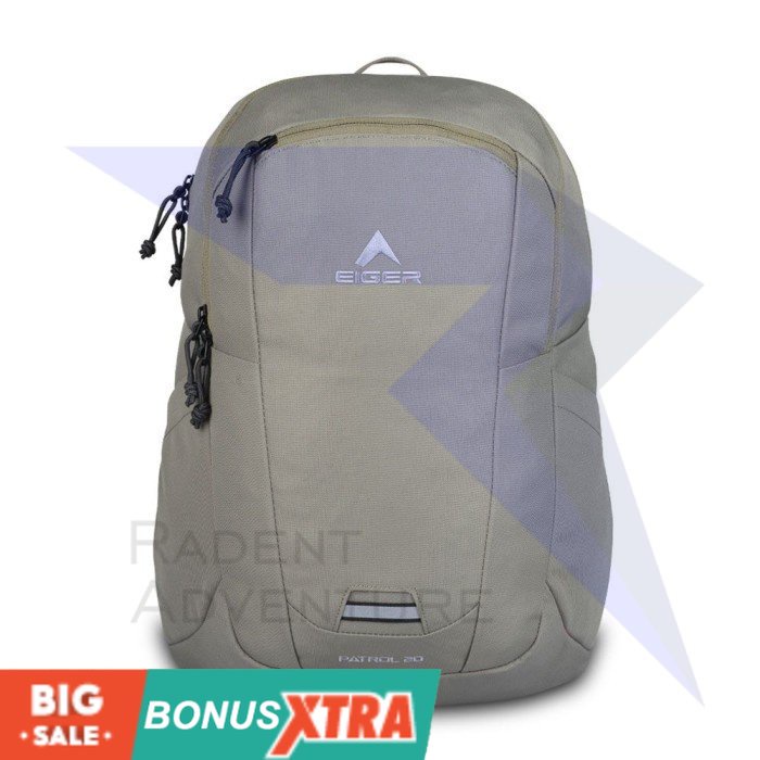 Tas Ransel EIGER1989 PATROL 20 BACKPACK Khaki Black 91000 6431 Original KEREN AWET