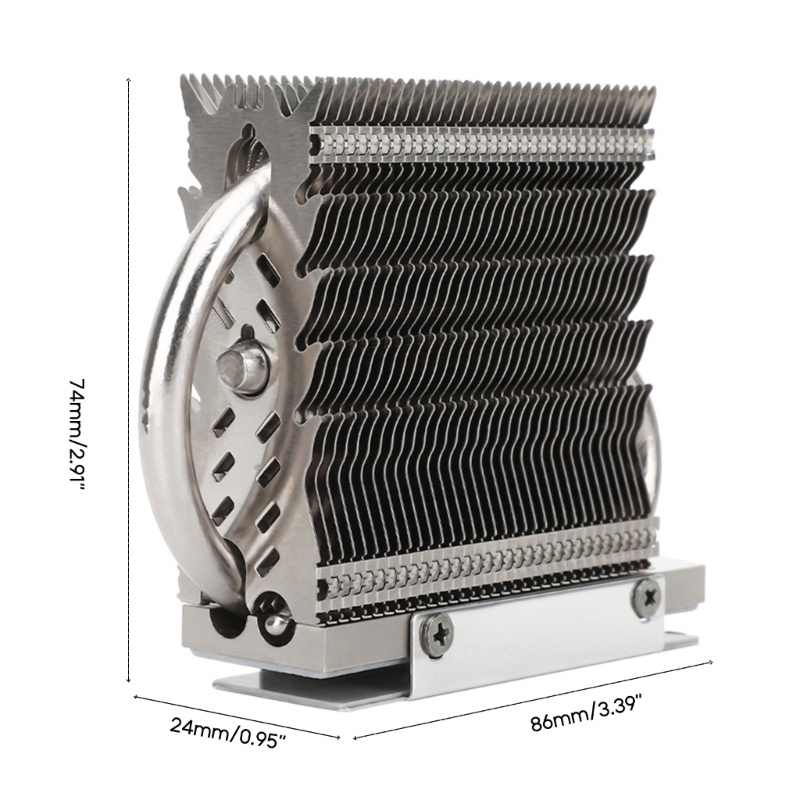 Zzz HR-09 2280pro M2 Solid State Drive AGHP SSD Cooler Sepenuhnya Dilapisi Performa Tinggi Pipa Panas Radiator Heatsink