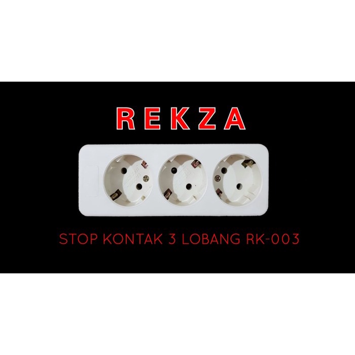 Stop Kontak Rekza 3 Lubang SNI harga Distributor