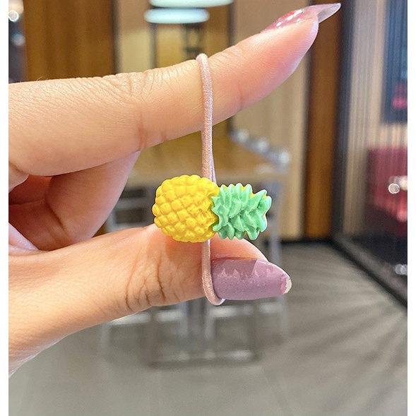 Karet Rambut Elastis 10 in 1 / Ikat Rambut Anak Fashion Korea / Ikat Rambut Anak Karakter Lucu