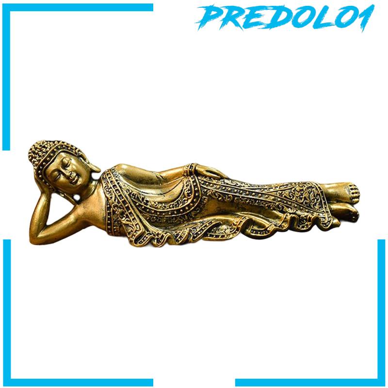 [Predolo1] Hadiah Patung Resin Patung Buddha Thailand Gaya Vintage Untuk Dekorasi Desktop