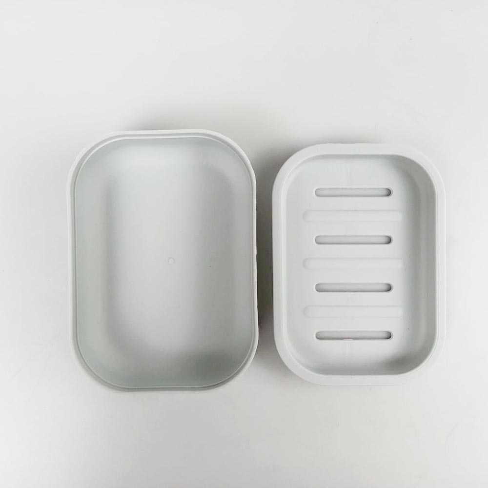 (BISA COD) FTIHSHP Bio Rak Sabun Mandi 2 Lapis Container Soap Drain Box - BIZ001