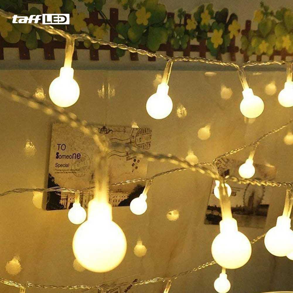 (BISA COD) FTIHSHP LED Lampu Hias Gantung String Lights Model Bohlam Mini Waterproof - ZYD0931