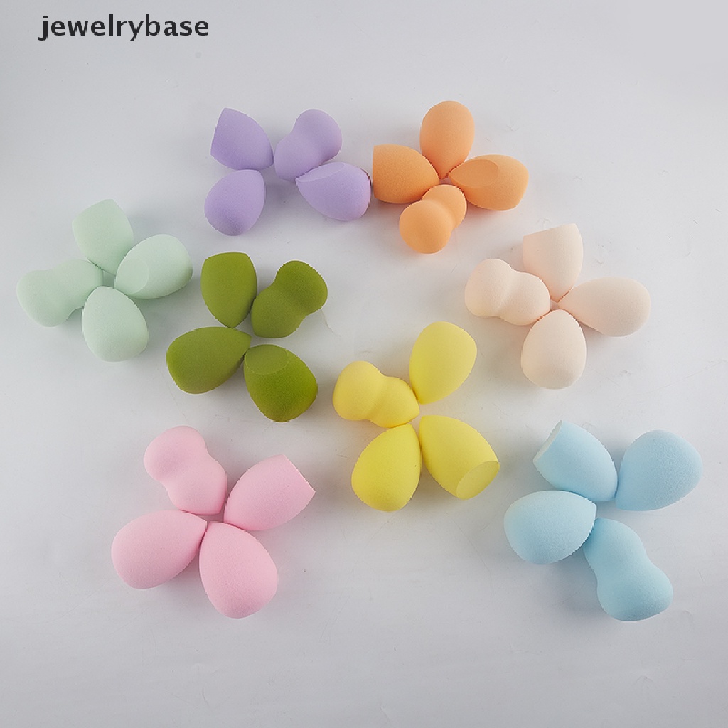 [jewelrybase] Colorful Lembut Tetesan Air Kecantikan Makeup Spons Kosmetik Bedak Puff Butik