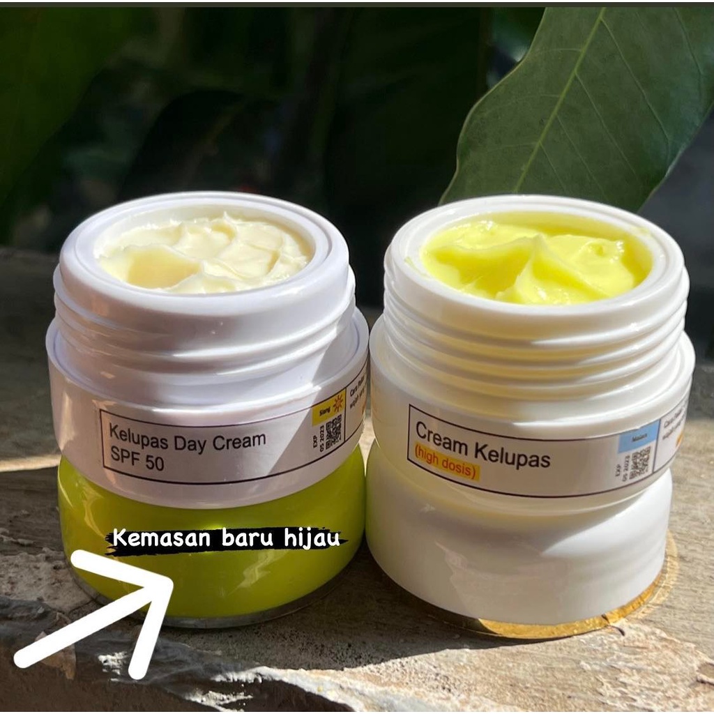 PAKET CREAM KELUPAS / CREAM KELUPAS MALAM + SIANG KELUPAS / PAKET FLEK DAN WHITENING