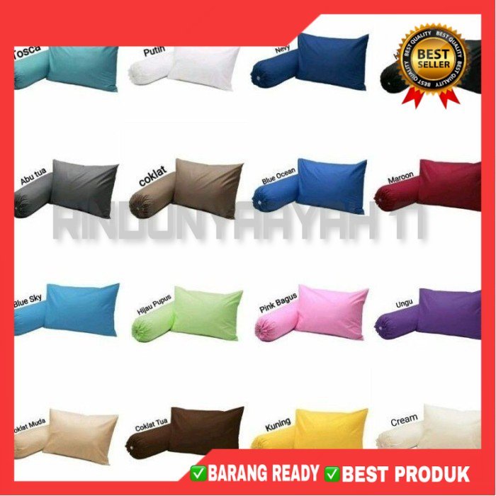 [RA]SARUNG COVER BANTAL DAN GULING EMBOS SATUAN BAHAN LEMBUT ADEM TERLARIS