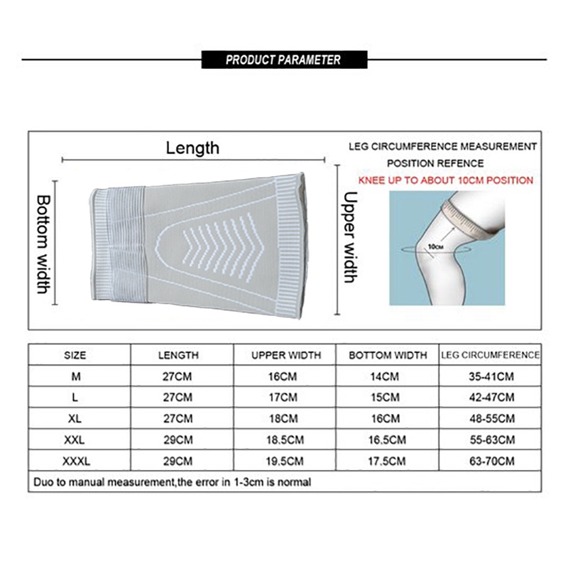 Deker Lutut Knee Support Wrap Olahraga Fitness