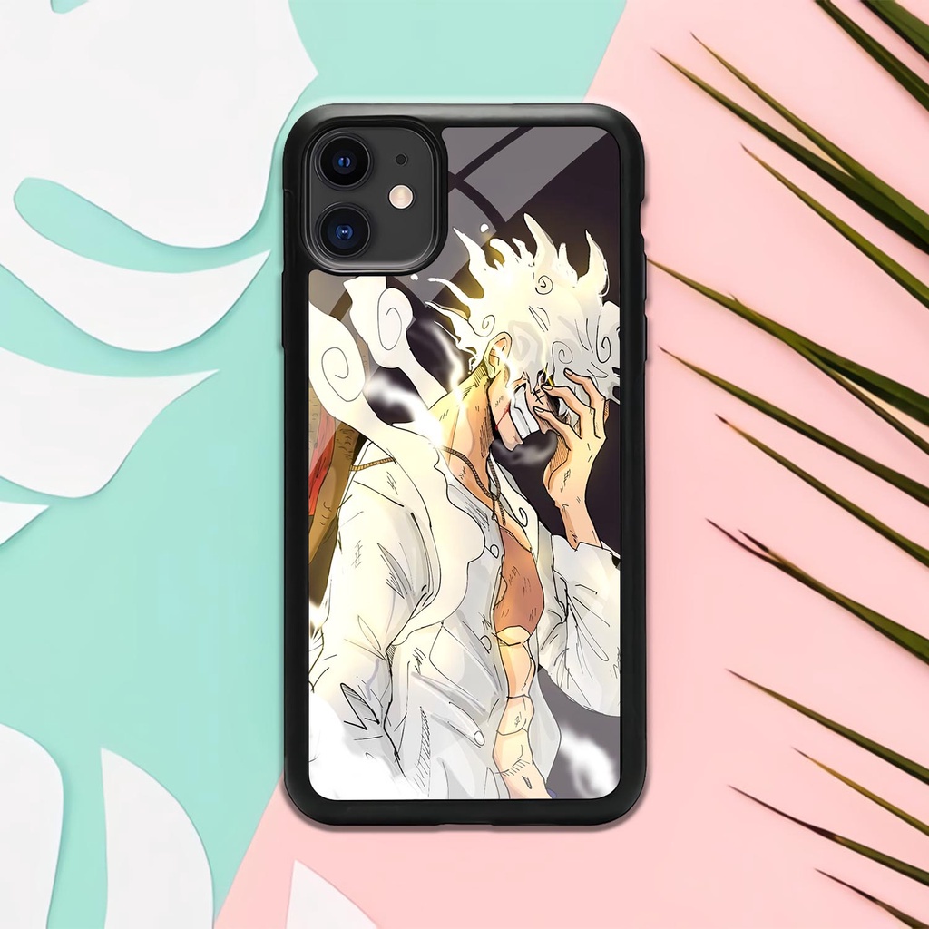 Case Glossy Iphone 11  | Ip11 | Casing Kilau Hp Iphone | Pelindung Hp | Motif Anime One Piece Luffy