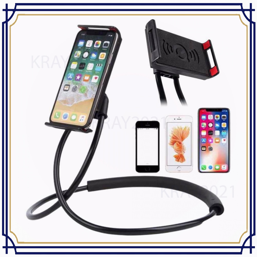 Smartphone Lazypod Stand Neck Holder Leher -TP299