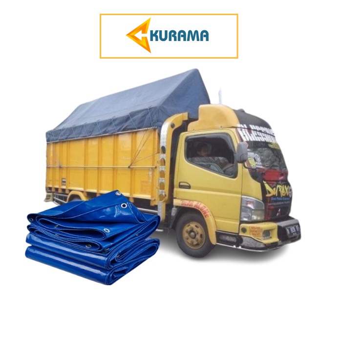 Terpal Truk Tebal Cincing Semi Karet Anti Air / M2