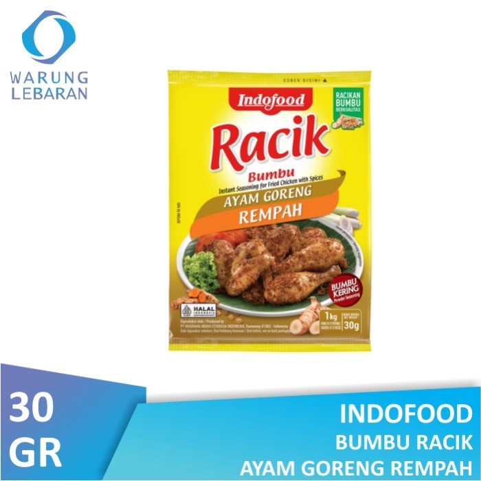 

Indofood Bumbu Racik Ayam Goreng Rempah 30gr