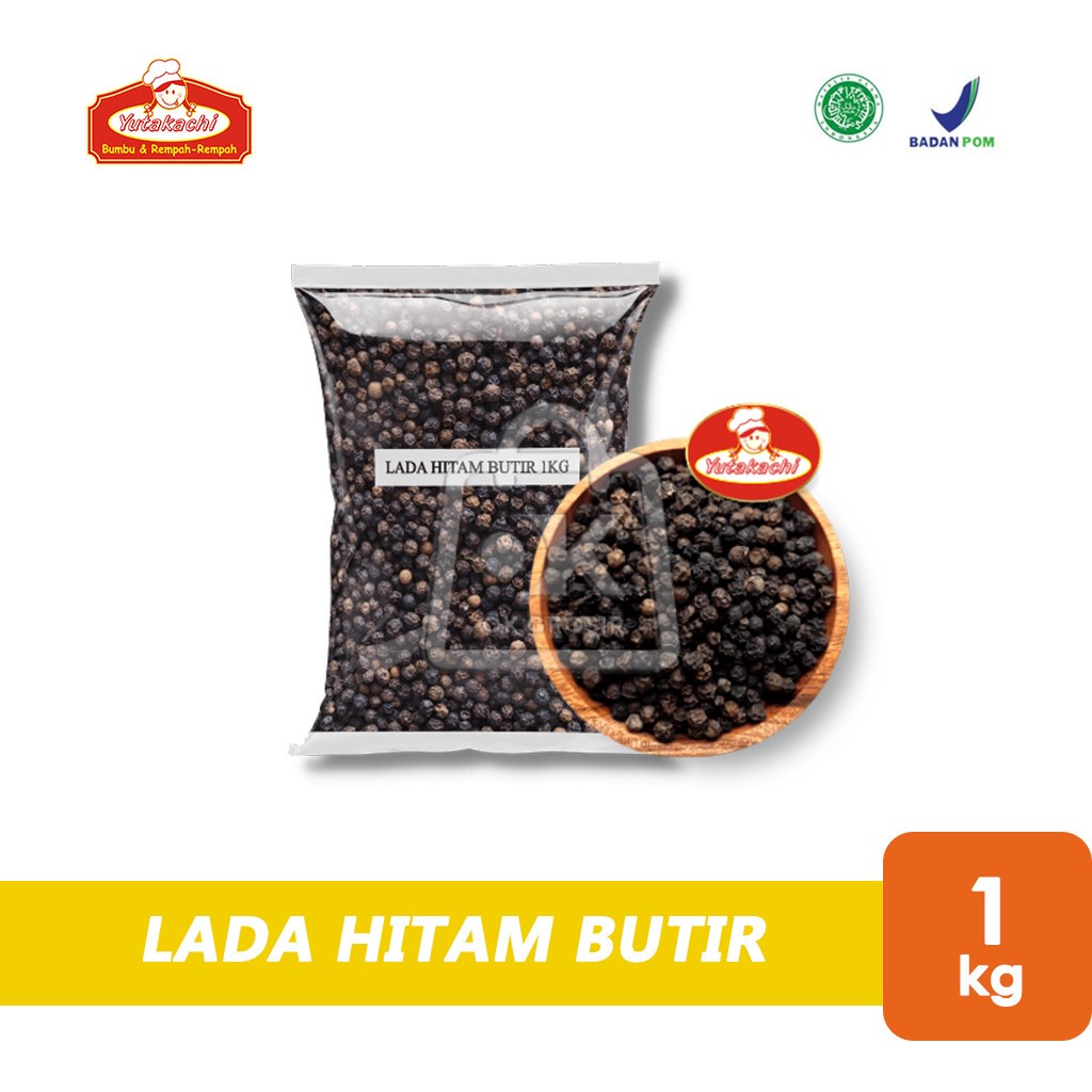 

Lada Hitam Butir Yutakachi Merica Hitam Utuh Whole Blackpepper (1 kg)