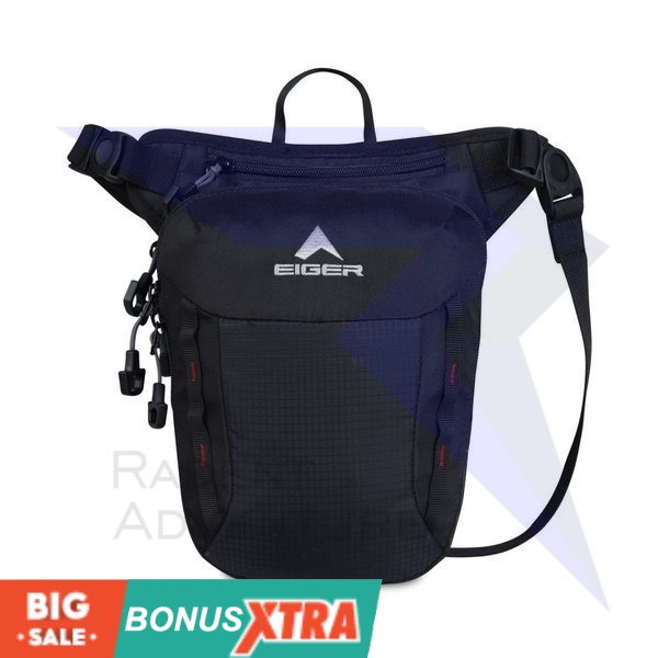 Tas Paha EIGER1989 DIARIO 3 LP 2A LEGPACK Black Hitam 91000 6035  Original MURAH AWET KECE BANDUNG