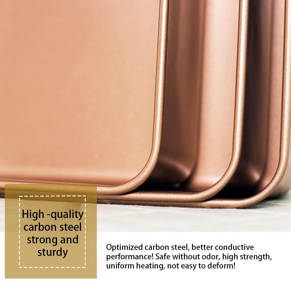 Loyang Kue Oven Non Stick Memasak Baking Roasting Cetakan Bentuk Persegi Pastry Bakeware BBQ Pan Cetakan Tahan Panas