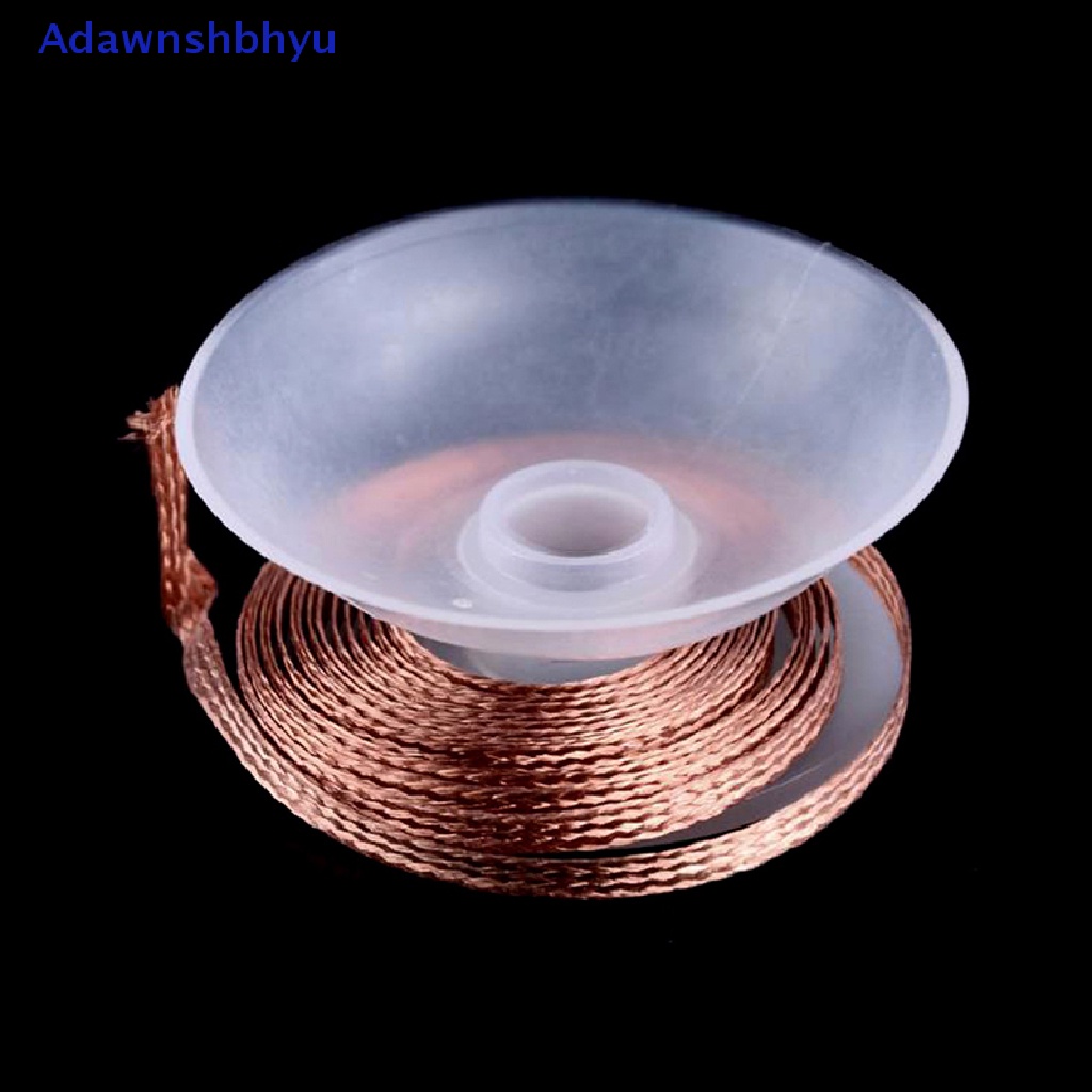 Adhyu 1Pc 2.0mm 2.5mm 3Meter Kawat Las Desoldering Kepang Solder Remover Wick Wires ID