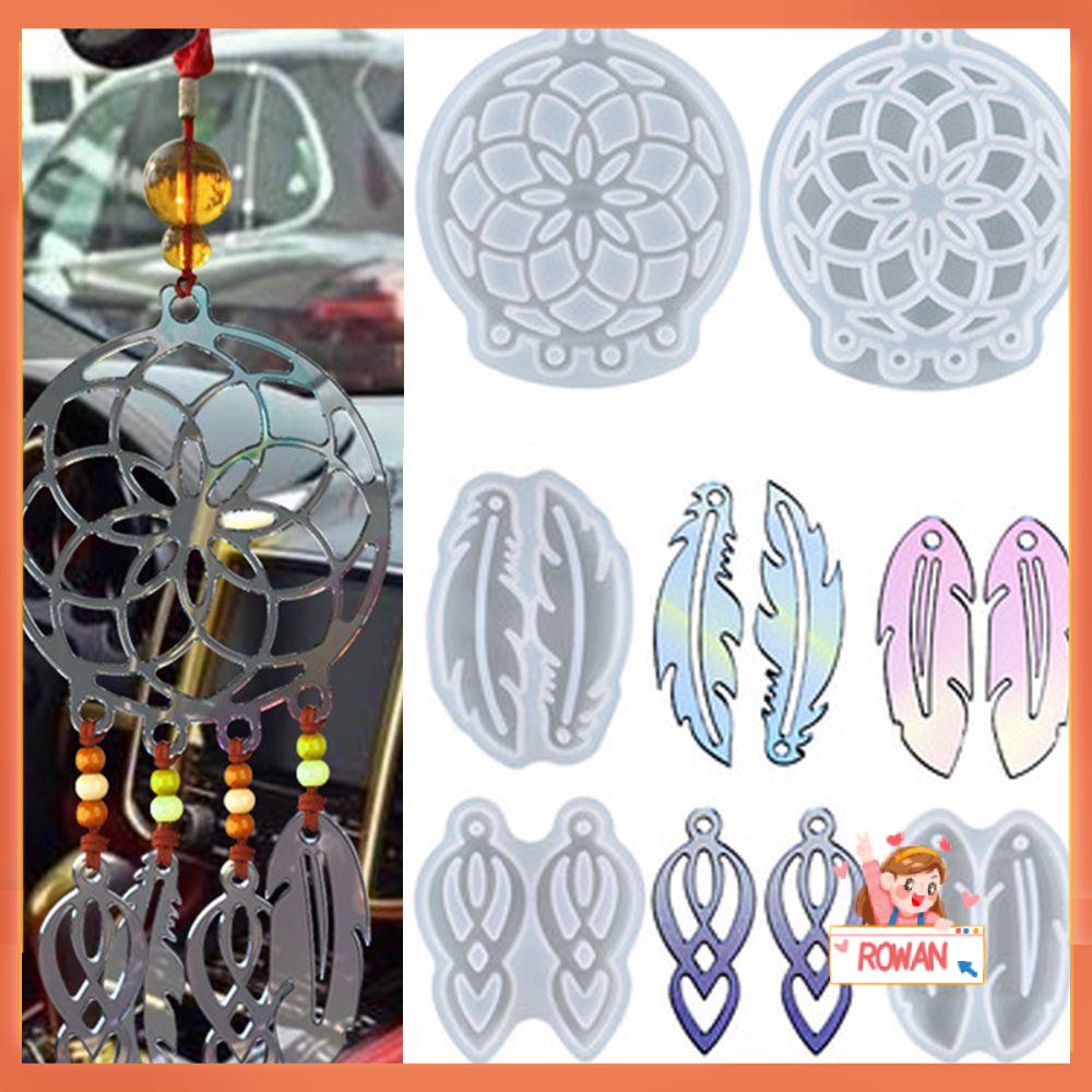 R-flower Dream Catcher Mold Cetakan Silikon Pengecoran Baru Handmade Silicone Mold Untuk Resin