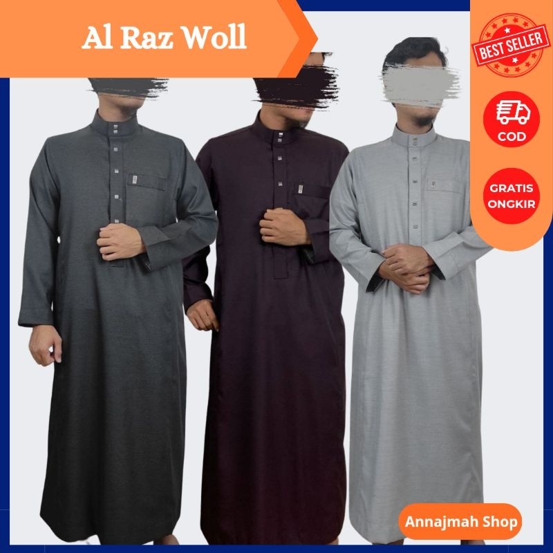 Jubah Al Raz Woll Premium Jubah Alraz