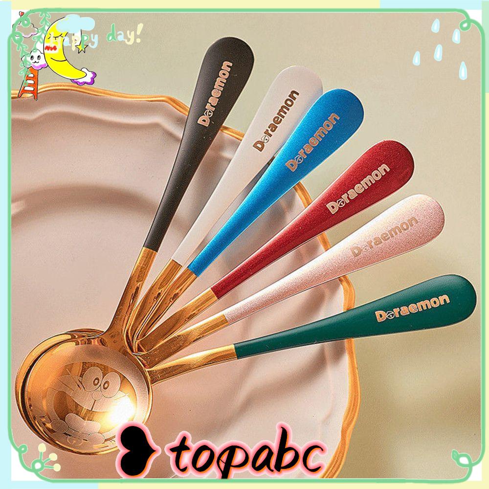 Top Sendok New Lucu Bulat Kartun Menebal