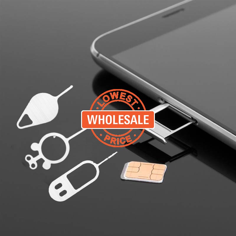 [Harga Grosir] Pin Pengambilan Kartu Handphone Stainless Steel Jarum Buka SimCard Tray Pin Handphone Lepas Pin Kartu Universal Sim Card Tray Removal Eject Pin