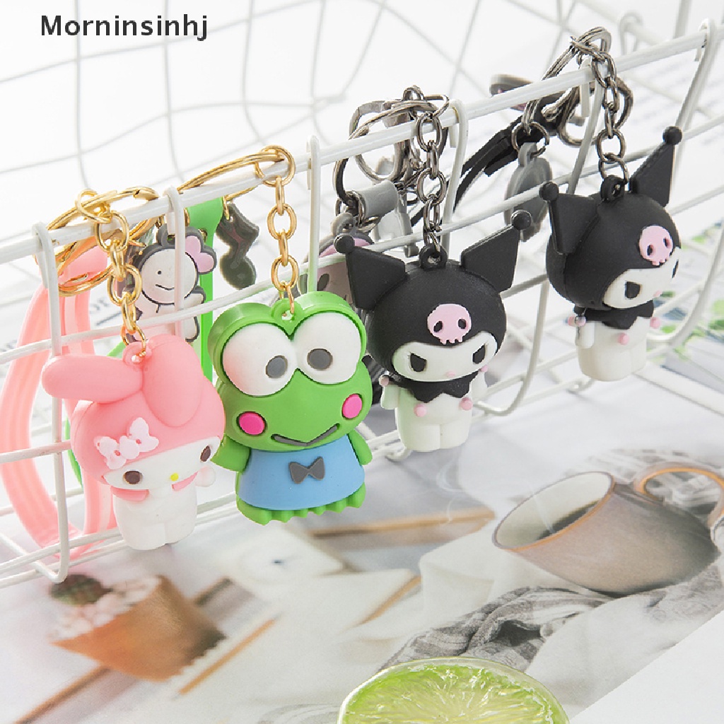 Mornin Lucu Kartun Sanrio Kuromi Mymelody Pendant Keychain Holder Gantungan Kunci Gantungan Kunci Mobil Tas Handphone Gantung Perhiasan Hadiah Anak id