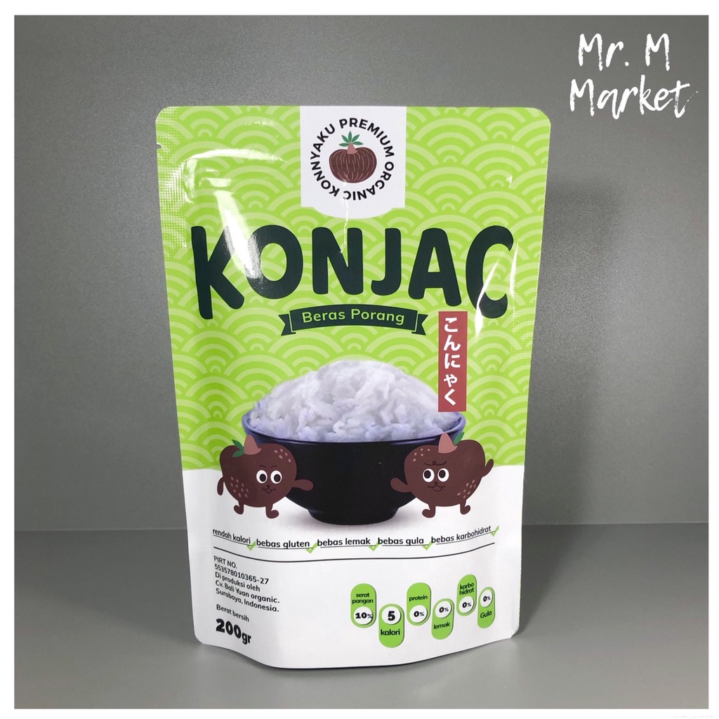 

Clairejpcollect- Konjac Rice Beras Porang Shirataki 200gr