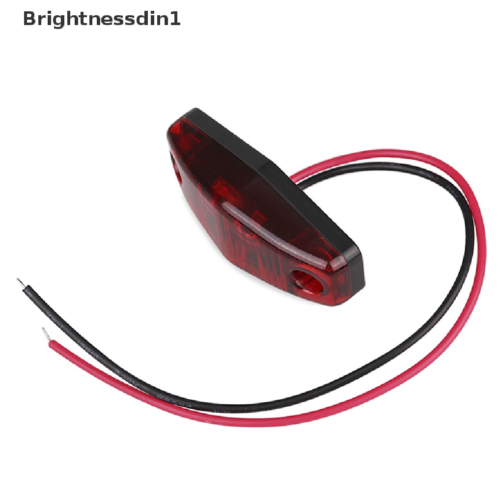 [Brightnessdin1] 1x 12V LED 2.5 &quot;Lampu Clearance Penanda Samping Turn Light Untuk Truk Trailer Caravan Boutique