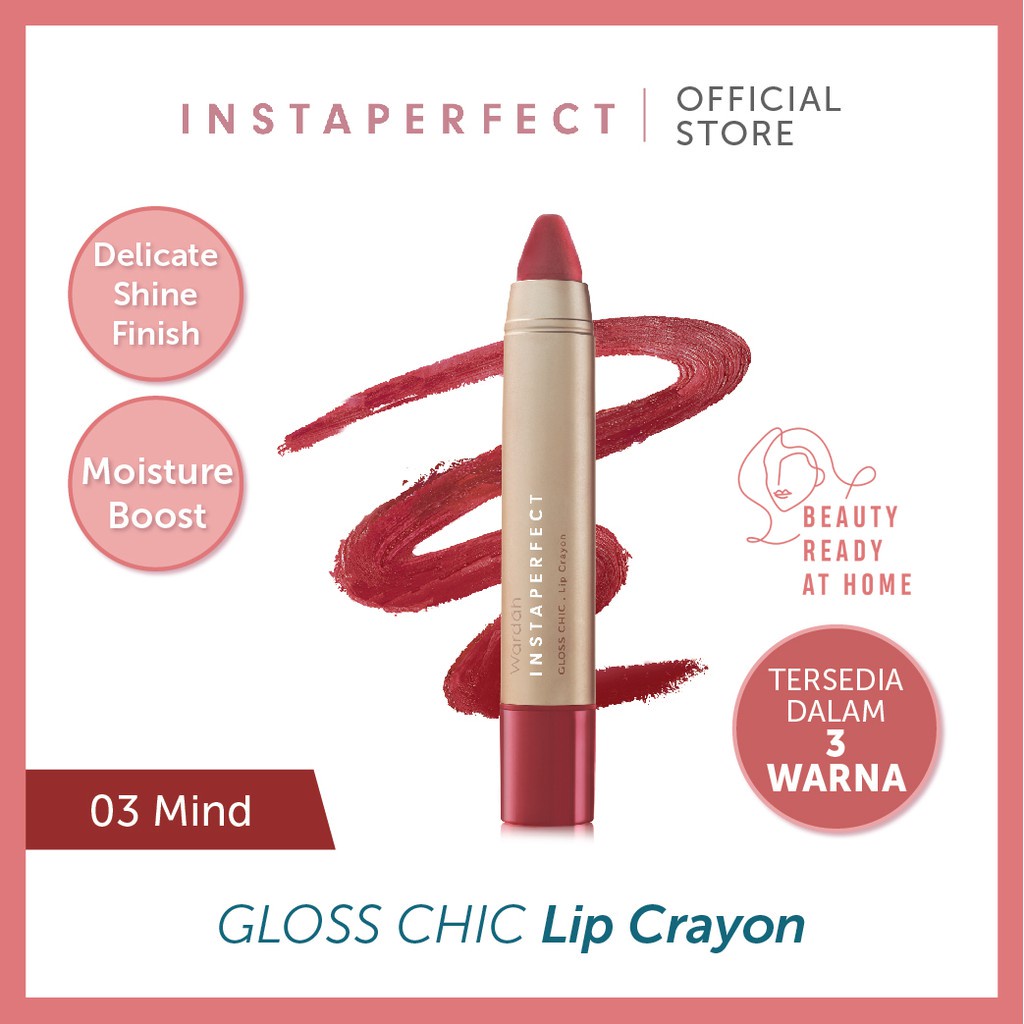 Wardah Instaperfect GLOSS CHIC Lip Crayon 2.7 g - Lipstick Gloss