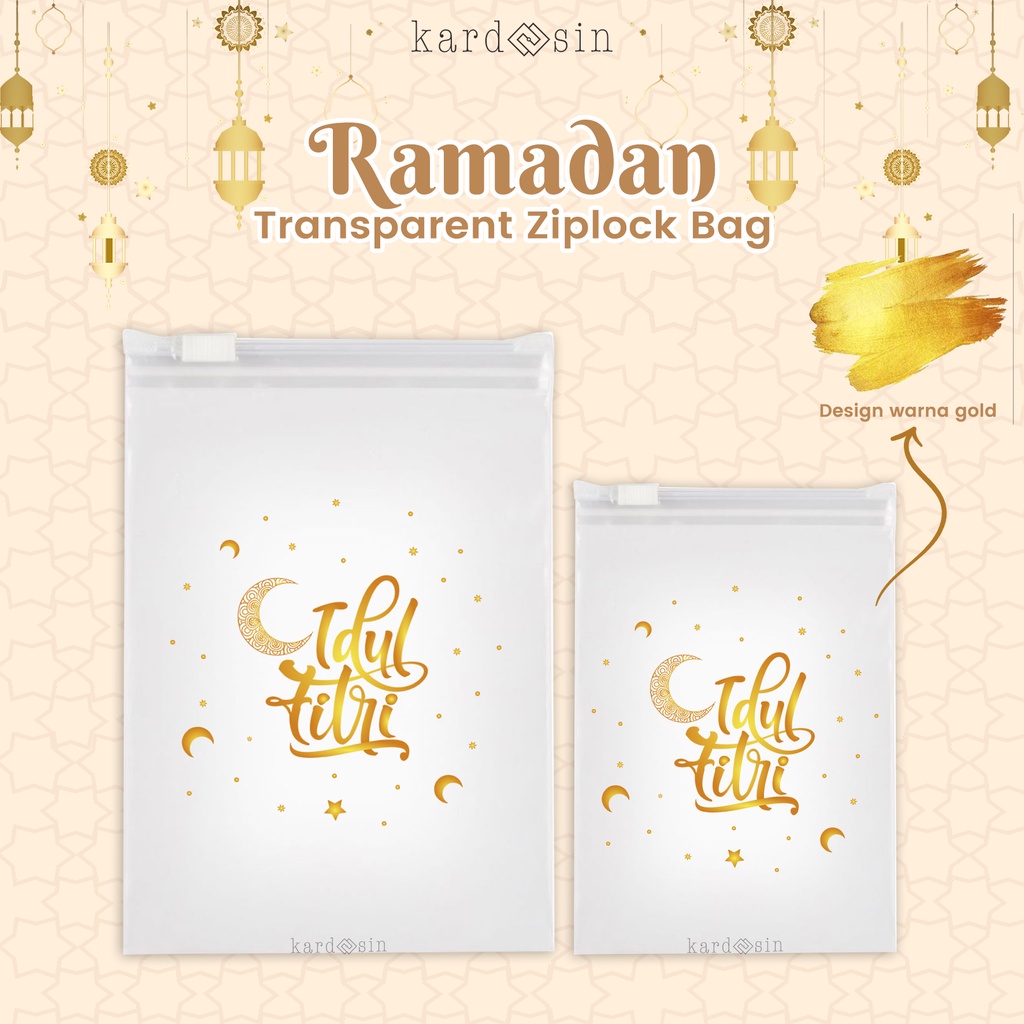 

Promo Ramadhan RAMADHAN TRANSPARENT ZIPLOCK BAG ZIPPER LOCK POUCH KANTONG TRANSPARAN BENING PLASTIK PEMBUNGKUS SABLON DESIGN PATTERN MOTIF MODEL GOLD RAMADAN IDUL FITRI IED