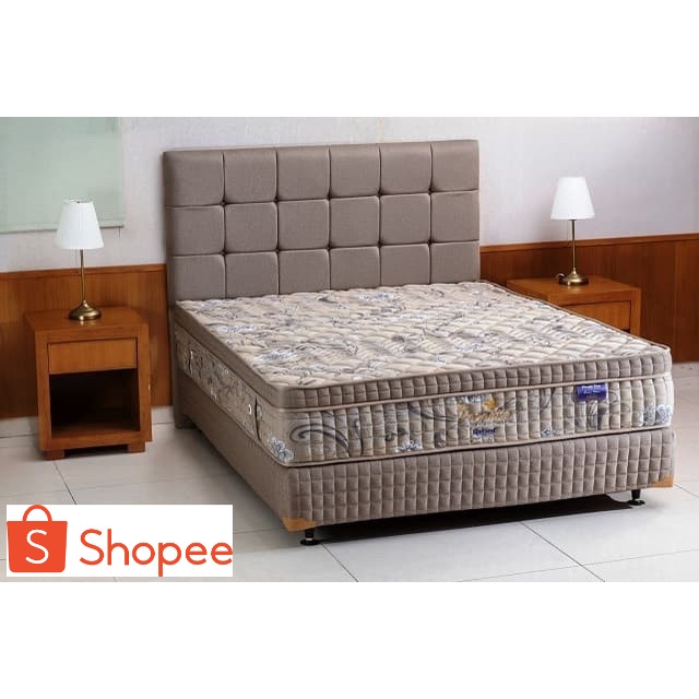 Uniland Kasur Springbed Paradise Plushtop - Full Set Montana - 180x200