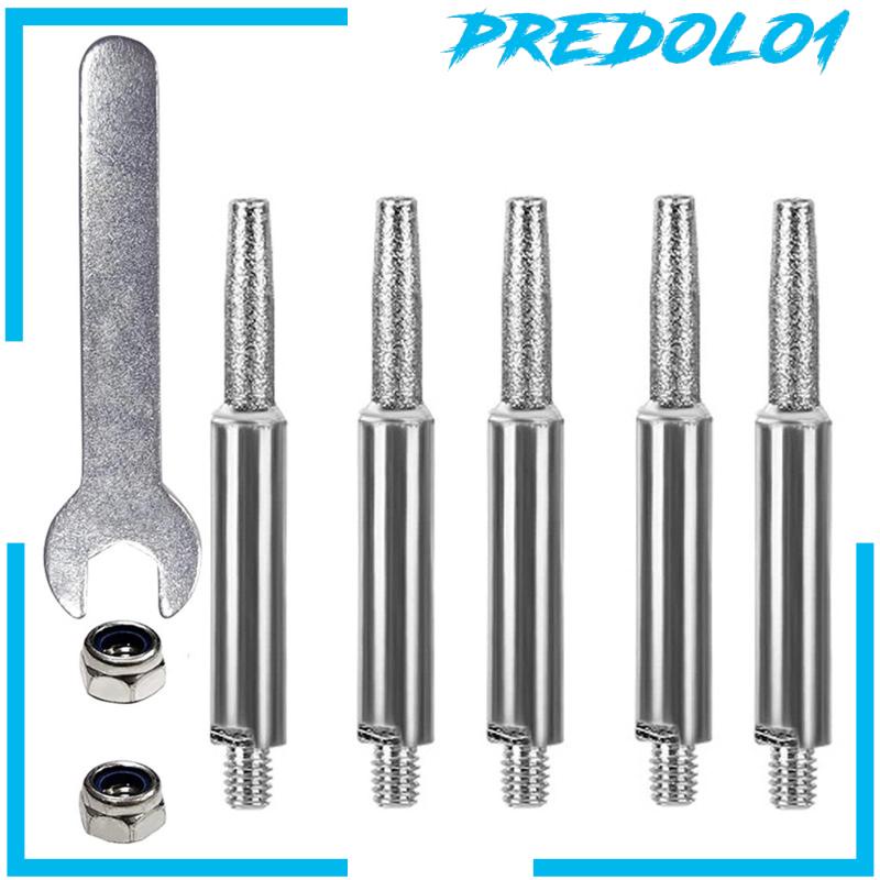 [Predolo1] Burr Bit Set Kekerasan 6mm Shank Untuk Perhiasan DIY Batu Ukir