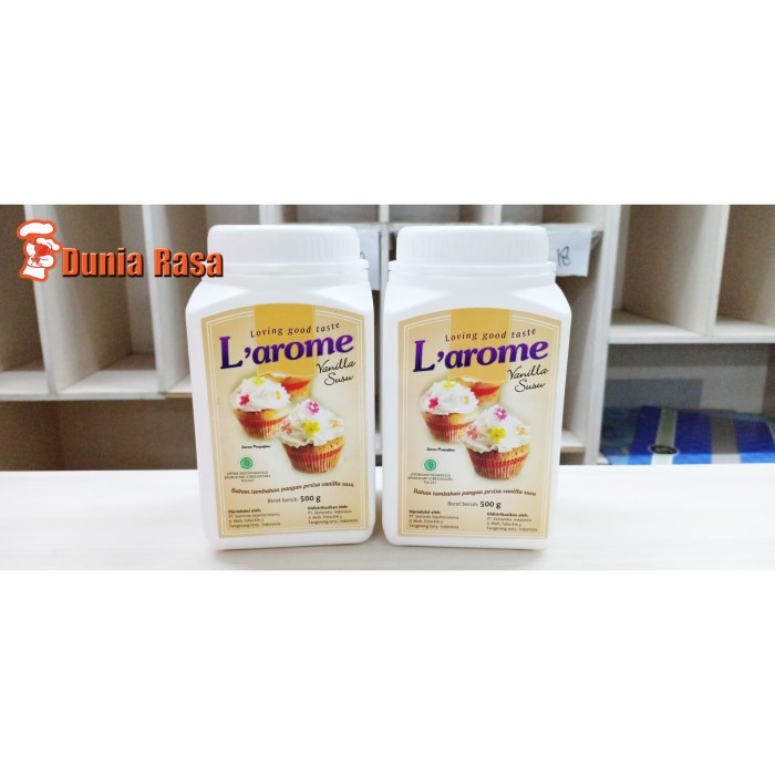 

Larome vanilla susu 500gram (Gratis MRJELLY agar-agar 1 Sachet)
