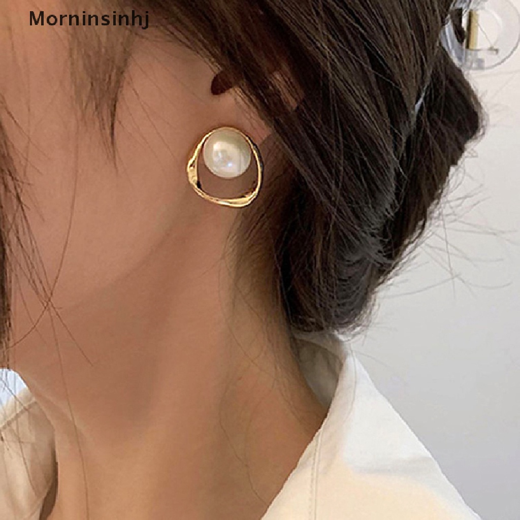 Mornin Anting Mutiara2022 Untuk Wanita Tidak Teratur Perhiasan Wanita Earing Fashion Korea Halus Mutiara Wanita Anting Baru id