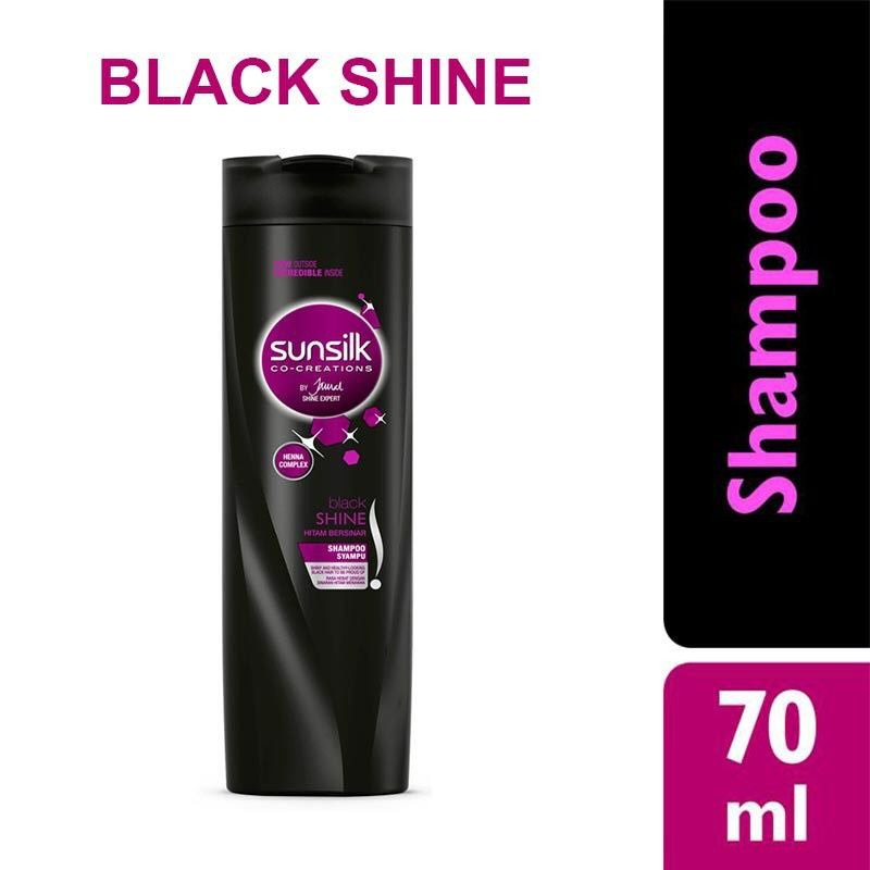 Sunsilk Shampo 70 ml Black Shine Soft Smooth