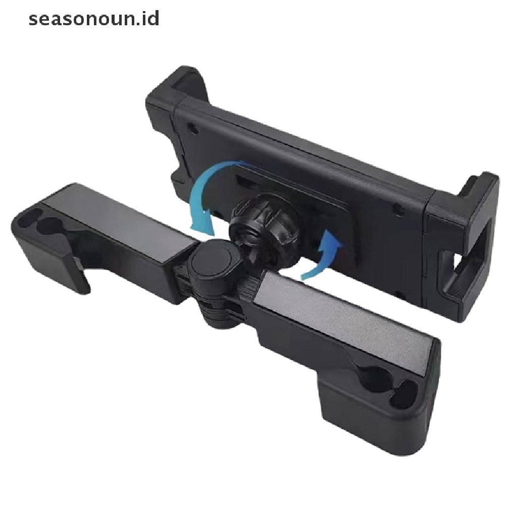 Seasonoun Car Headrest Tablet Mount Holder Stand Sandaran Kepala Jok Mobil New.