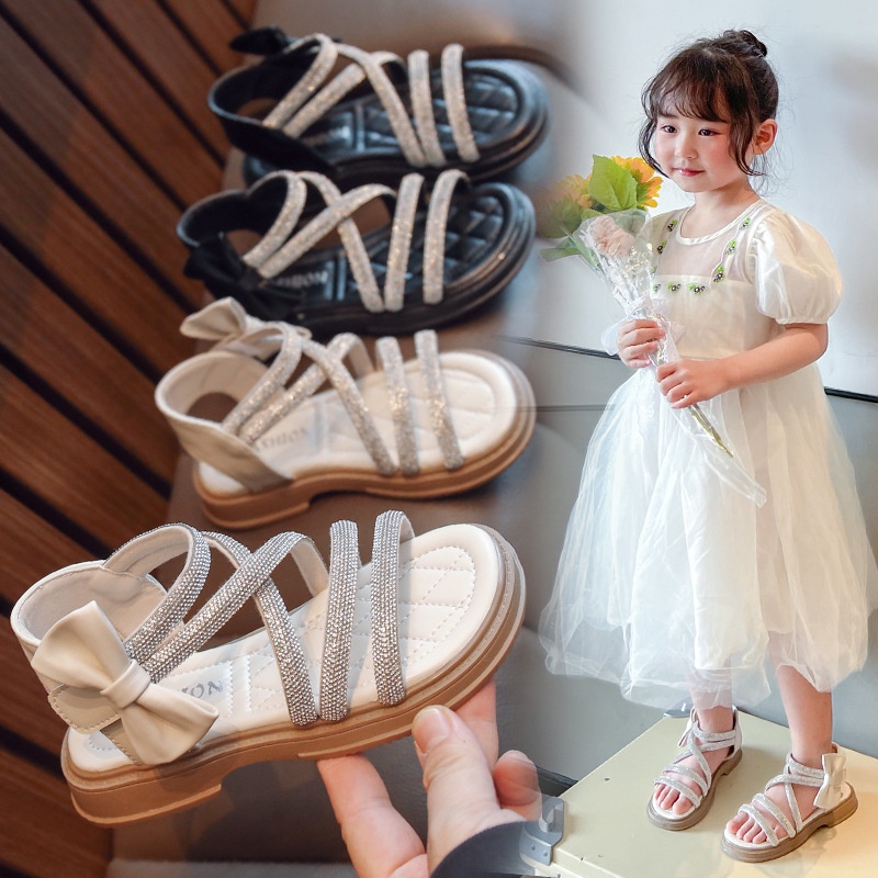 913 NEW Sendal pita belakang anak perempuan kualitas premium