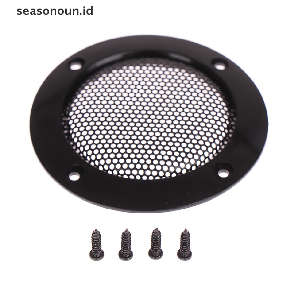 Seasonoun 2Pcs Speaker Audio 2inch Cover Pelindung Jaring Jala Jaring Grilles Speaker.