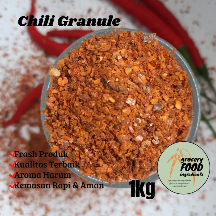

Best Seller [COD] Togarashi / Chili Granule 1kg / Cabe Bubuk Kasar