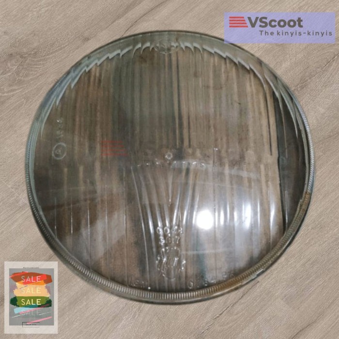 Kaca lampu depan Headlamp Siem Original Vespa Sprint Bagol
