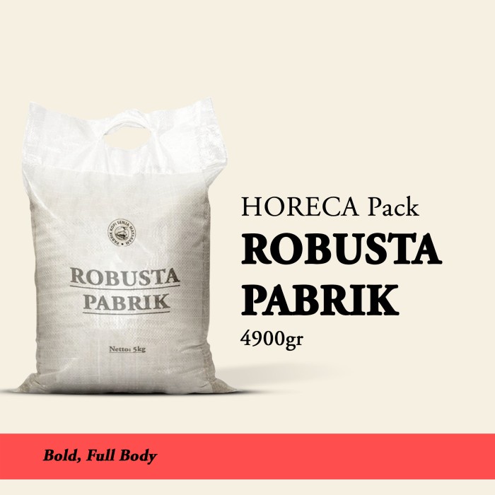 

Kopi Bubuk Robusta Pabrik (Komersil)