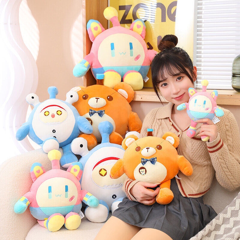 22/40 cm Boneka Pesta Telur Baru Lempar Bantal Mainan Mewah Penjual Telur Boneka Kain Hadiah Untuk Teman