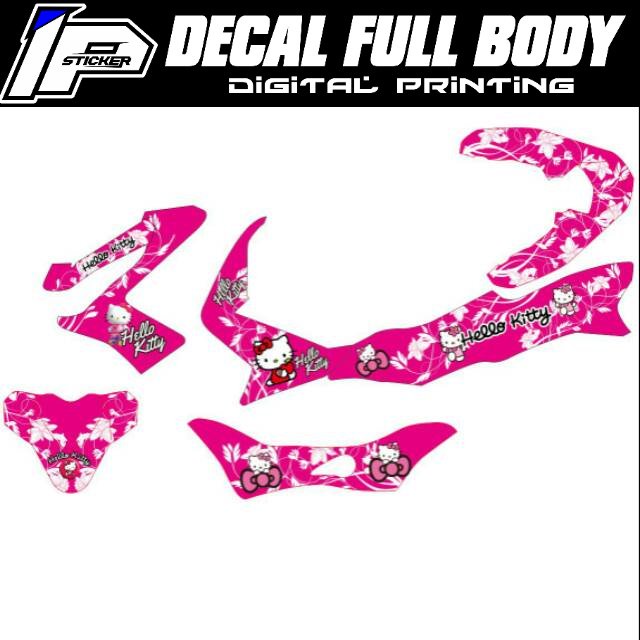 Decal Sticker - Dekal Stiker full body PCX desain hello kitty