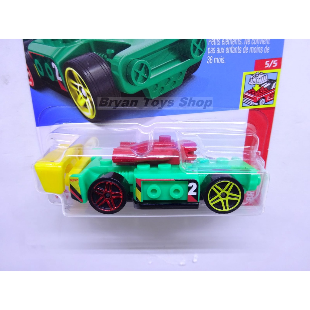 Hot Wheels Bricking Speed Hijau - Mobil Balap