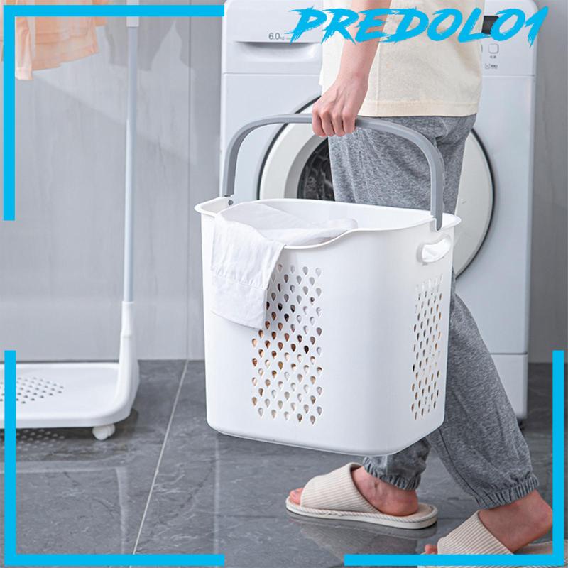 [Predolo1] Keranjang Laundry Laundry Hamper Bag Dengan Handle Tempat Cucian Baju Panci