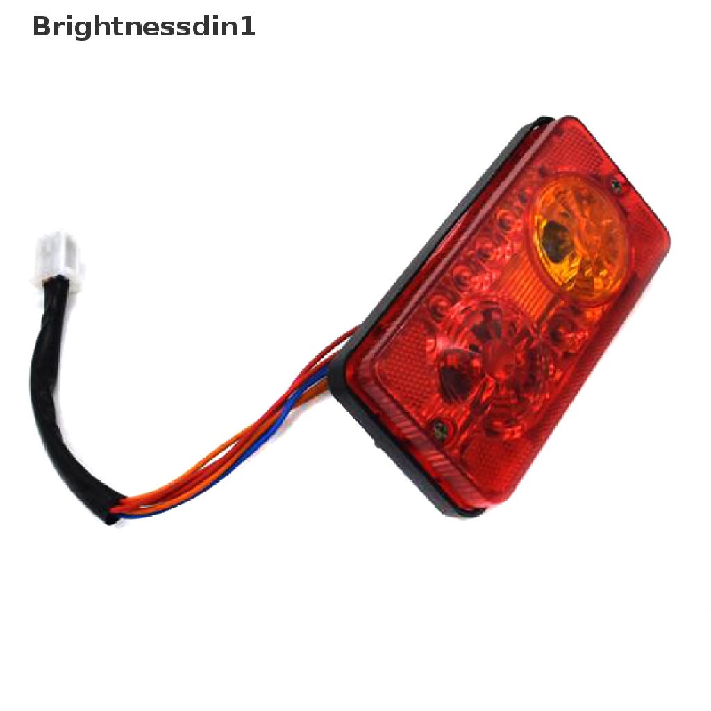 [Brightnessdin1] Lampu Ekor Belakang LED DC 12V Rem Sein Lampu Mundur Untuk Elektrik-Tricycle Boutique