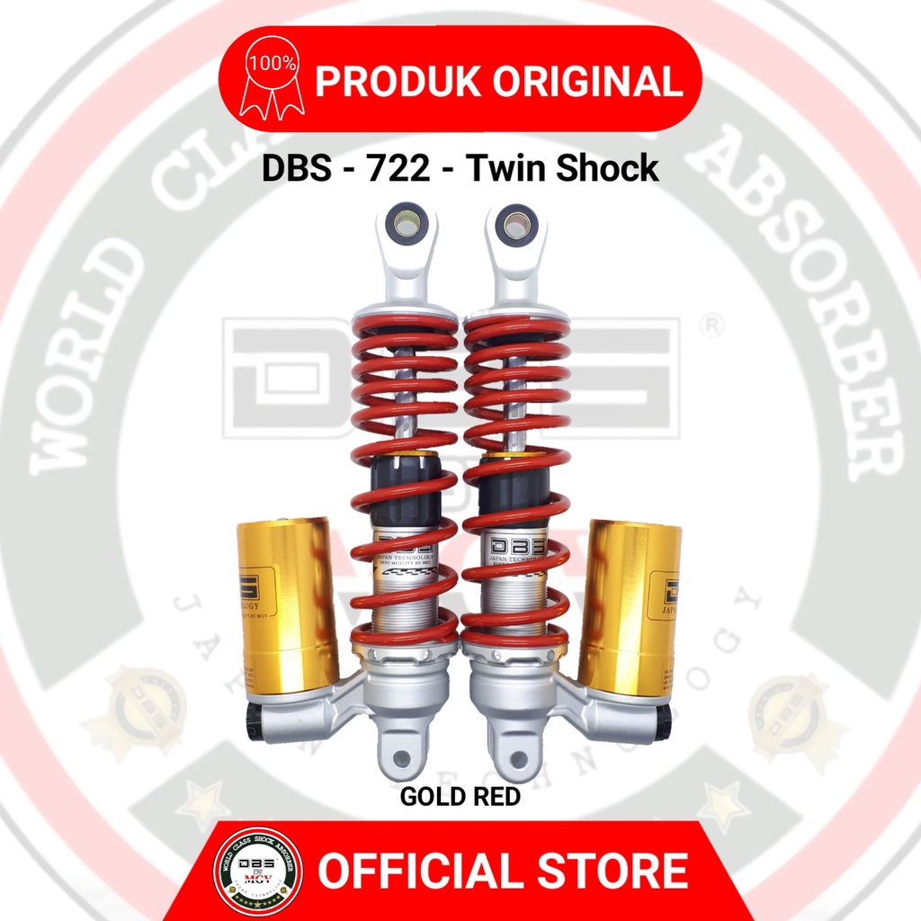 [ BISA COD ] Shock Tabung DBS 722 E SERIES YAMAHA AEROX 155 NOUVO