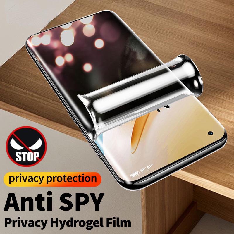 Pelindung Layar Film Privasi Anti Spy Untuk OnePlus 10 10T 9 8 8T 7 7T Pro 9RT 9R 10R Film Hydrogel Anti Mengintip Untuk OnePlus Nord 2 2T CE 2 3 N100 N20 SE N300 ACE Pro 2 2V