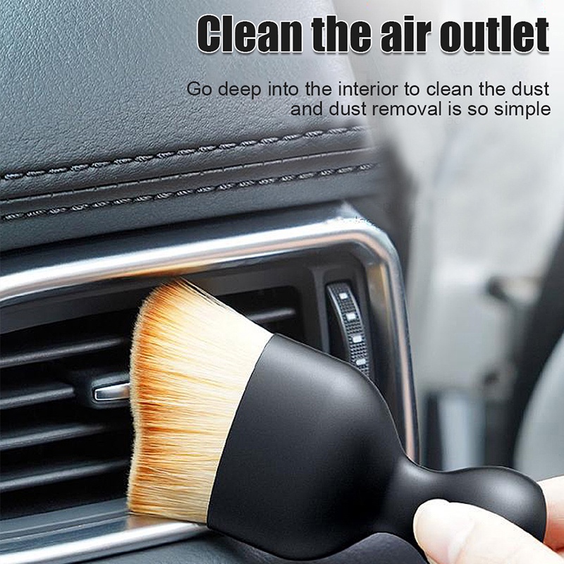 Sikat Pembersih Lengkung Mobil Multi Warna/Soft Air Outlet Gap Dust Removal Brushes/Alat Cuci Detailing Otomatis Dengan Shell